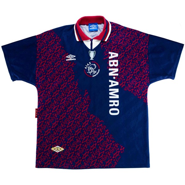 Maillot Football Ajax Exterieur Retro 1994 1995 Bleu